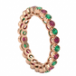 Berry Mint 18kt Rose Gold Wedding Ring for Women