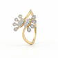 Whimsical Wings 18kt Diamond Ring for Party Wear