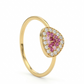 Berry Blush Ombre Heart 18kt Women’s Diamond Ring