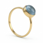 Aurelia Blue Cabochon 18kt Gold Ring for Women