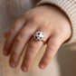 Goal! Kids Football Enamel 18kt Rose Gold Ring