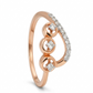Celestia Trio Curve 18kt Diamond Ring for Women
