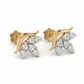 Trielle Bloom 18kt Diamond Stud Earrings for Women