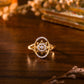 Star Halo 18kt Diamond Ring for Women