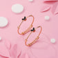 Chutti Kids Mickey & Star 18kt Rose Gold Bangle Pair